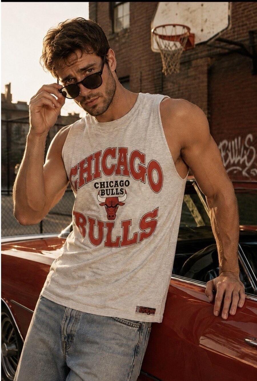 Pro Edge Vintage 1996 Chicago Bulls Tank Top XL NBA NWT READ